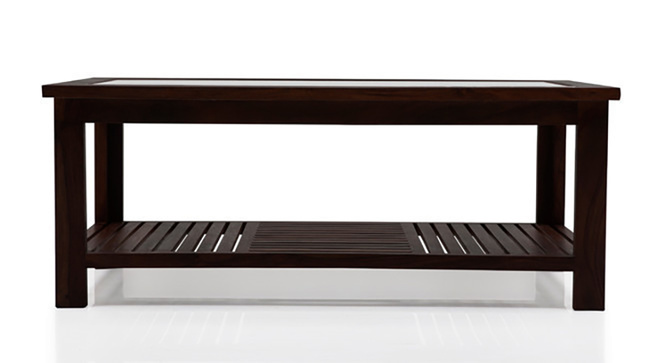 Transparent Coffee Table(Mahogany)